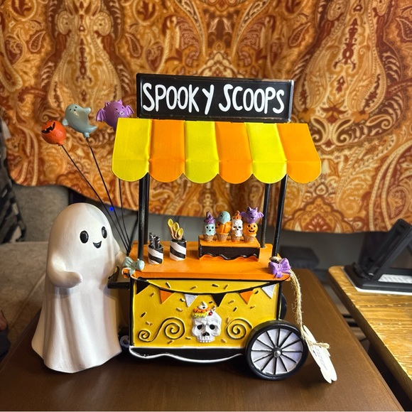unbranded Other - Spooky Scoops Ice Cream Cart Ghost Halloween